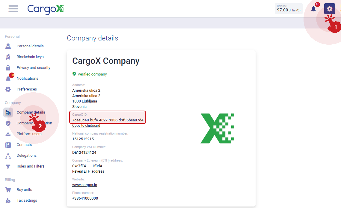 foreign exporter cargo x id